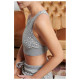 Bodytalk Γυναικεία αμάνικη μπλούζα Crop Top